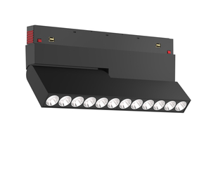 Fireproof LED Magnetic Ceiling Track Tiltable Linear Grille Light 24V/48V